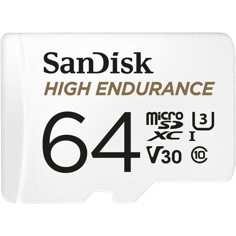 Sandisk 64GB High Endurance MicroSD Kart