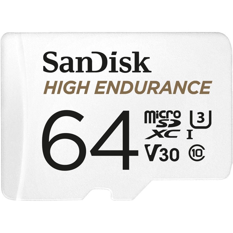 Sandisk 64GB High Endurance MicroSD Kart