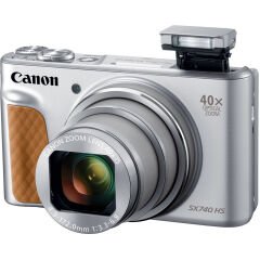 Canon PowerShot SX740 HS Lite Edition Fotoğraf Makinası (Gümüş)