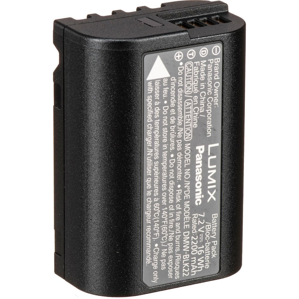 Panasonic DMW-BLK22 7.2V, 2200mAh Li-Ion Batarya