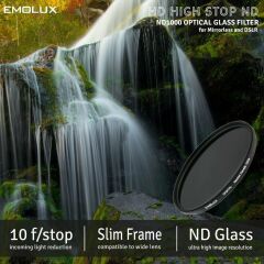 Emolux 77mm ND1000 Neutral Density Filtre (10 Stop)