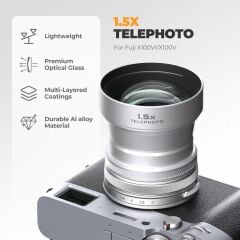 Freewell 1.5X Telephoto Lens Gri (Fuji X100 Serisi) FW-FU-XTP