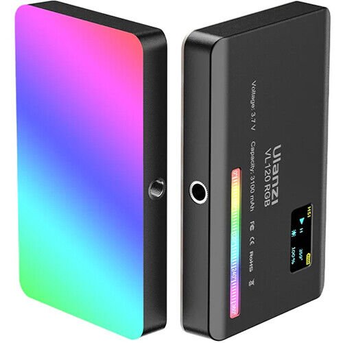 Ulanzi VL120 RGB LED Video Işığı Siyah