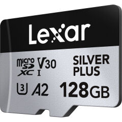 Lexar 128GB Silver Plus 205MB/s microSDXC Kart