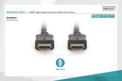 Assmann Digitus 10m Altın Uçlu HDMI Kablo (HDMI - HDMI)