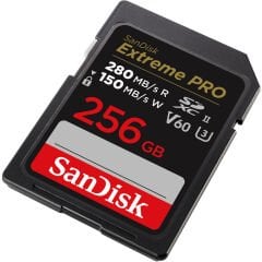 Sandisk 256GB SDXC Extreme Pro 280MB/s UHS-II V60 Kart