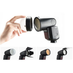 Godox V1 TTL Yuvarlak Kafa Bataryalı Tepe Flaş (Sony)