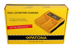Patona 7557 NP-FP50, NP-FH50, NP-FV100 Sony Dual LCD USB Şarj Cihazı