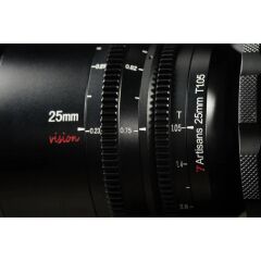 7Artisans 25mm T1.05 Kamera Lensi (Sony E Mount)