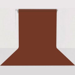 GDX Sabit (Tavan & Duvar) Kağıt Sonsuz Stüdyo Fon Perde (Chestnut) 2.70x11 Metre