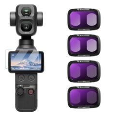 K&F Concept Dji Osmo Pocket 4P İçin 4 Parça ND Filtre Seti (ND4, ND8, ND16, ND32)