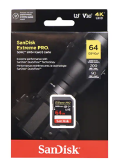 Sandisk 64GB SDXC Extreme Pro 200MB/s Hafıza Kartı