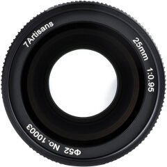 7Artisans MF 25mm f/0.95 APS-C Lens (Sony E)