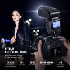 Neewer NW700-N TTL Flaş Speedlite - Nikon Uyumlu