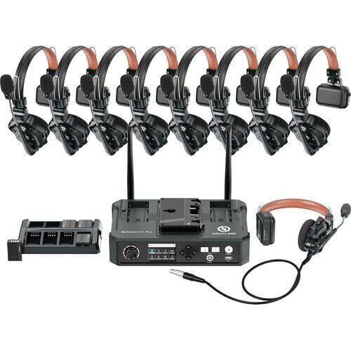Hollyland Solidcom C1 PRO HUB 8S Profesyonel Kablosuz Intercom Sistemi (9 Kullanıcı)