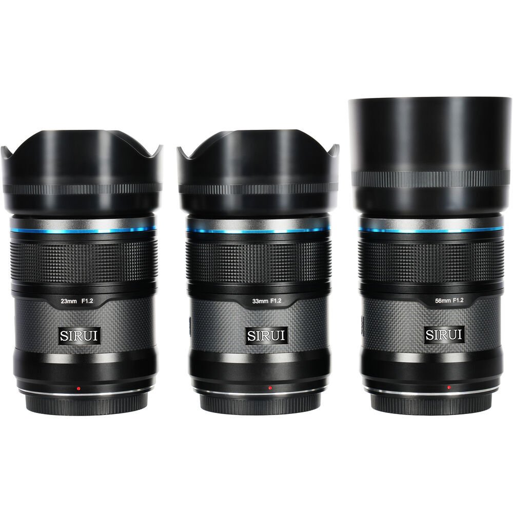 Sirui Sniper 23mm, 33mm, 56mm f/1.2 APS-C AF Lens Seti (Nikon Z)