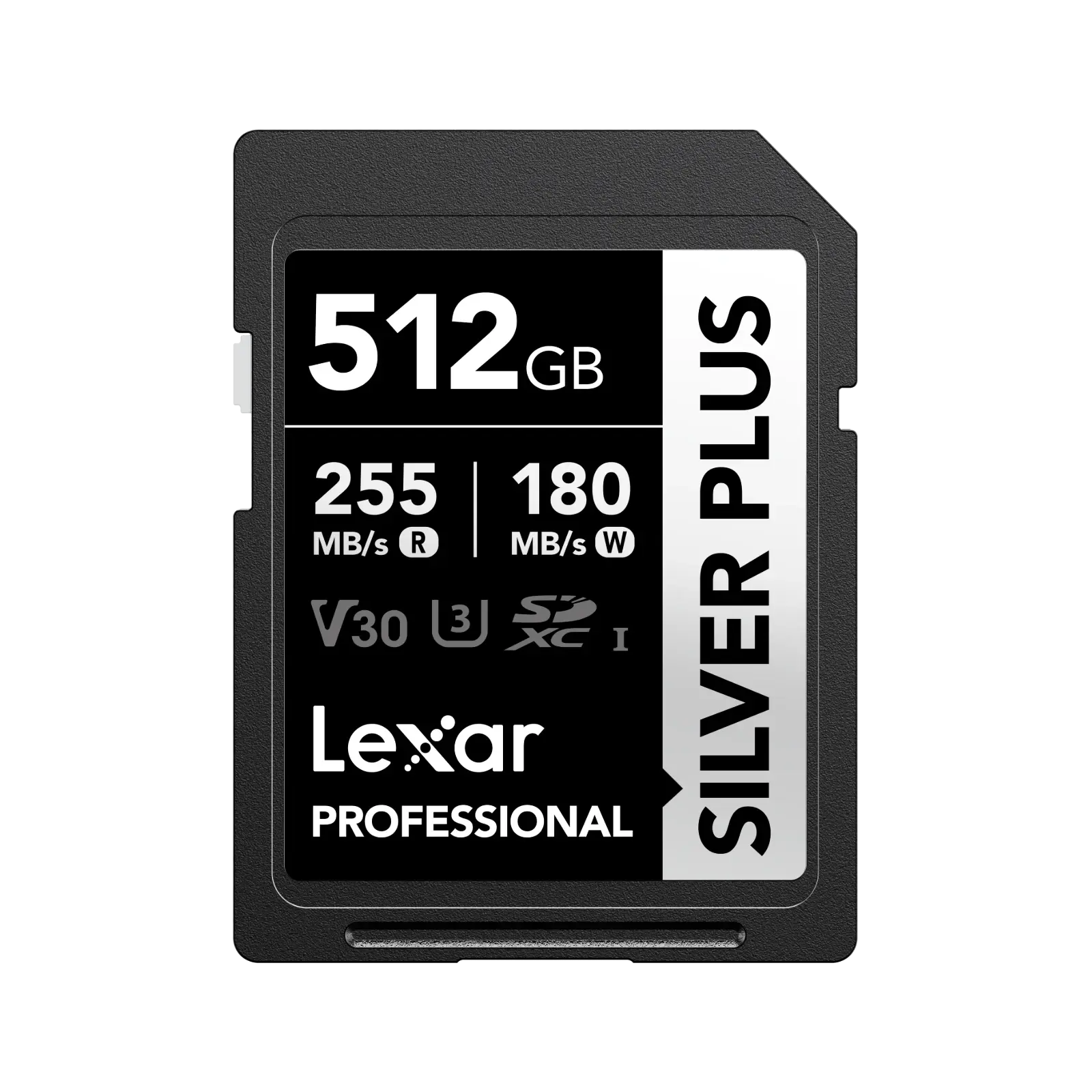 Lexar 512GB Silver Plus 255MB/s SDXC Kart