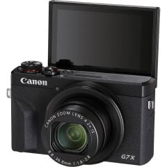 Canon PowerShot G7 X Mark III Fotoğraf Makinesi (Siyah)