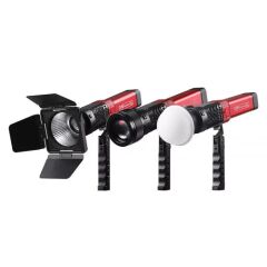 GVM PD60C 60W RGB Dahili Akülü 3'lü LED Işık Seti