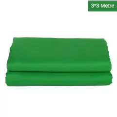 GDX 3x3 Metre Yeşil Kumaş Fon Perde Yıkanabilir (Stand Hariç)