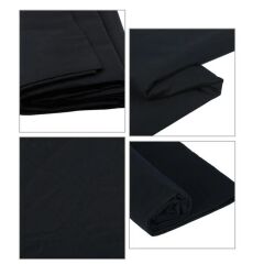 GDX 3x3 Metre Siyah Kumaş Fon Perde Yıkanabilir (Stand Hariç)