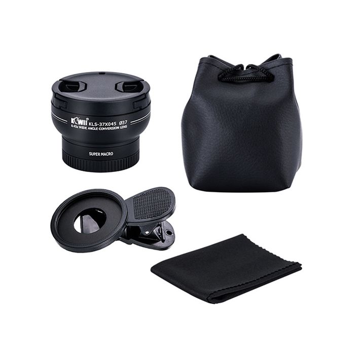 Kiwifotos KLS-37X045 37mm 0.45x Geniş Açı & Makro Çevirici Lens