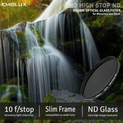 Emolux 49mm ND1000 Neutral Density Filtre (10 Stop)
