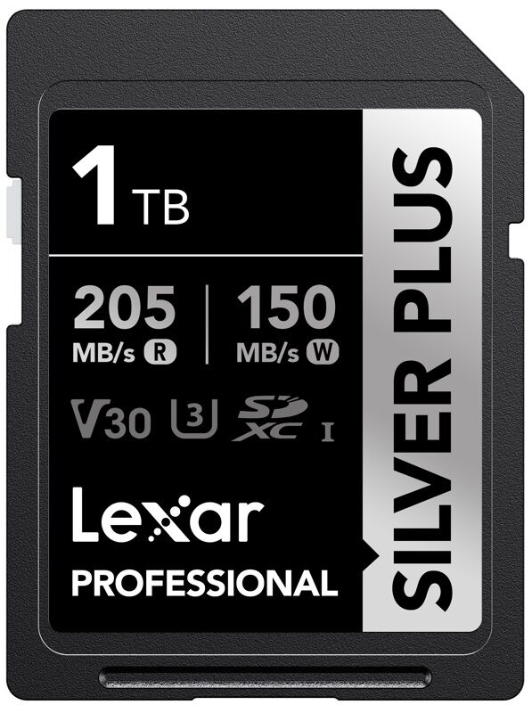 Lexar 1TB Silver Plus 205MB/s SDXC Kart